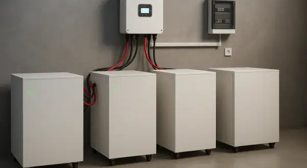 Nowoczesny magazyn energii z bateriami i falownikiem. Sprawdź aktualną magazyn energii cenę i zainwestuj w niezależność.